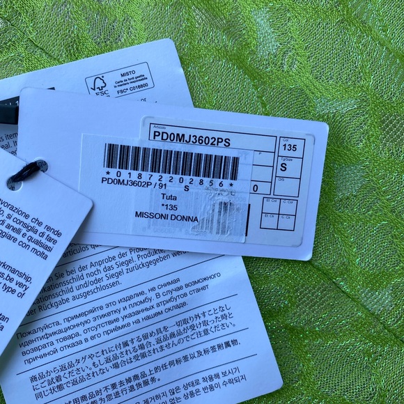 M Missoni jumpsuit size S/M. - Picture 15 of 15